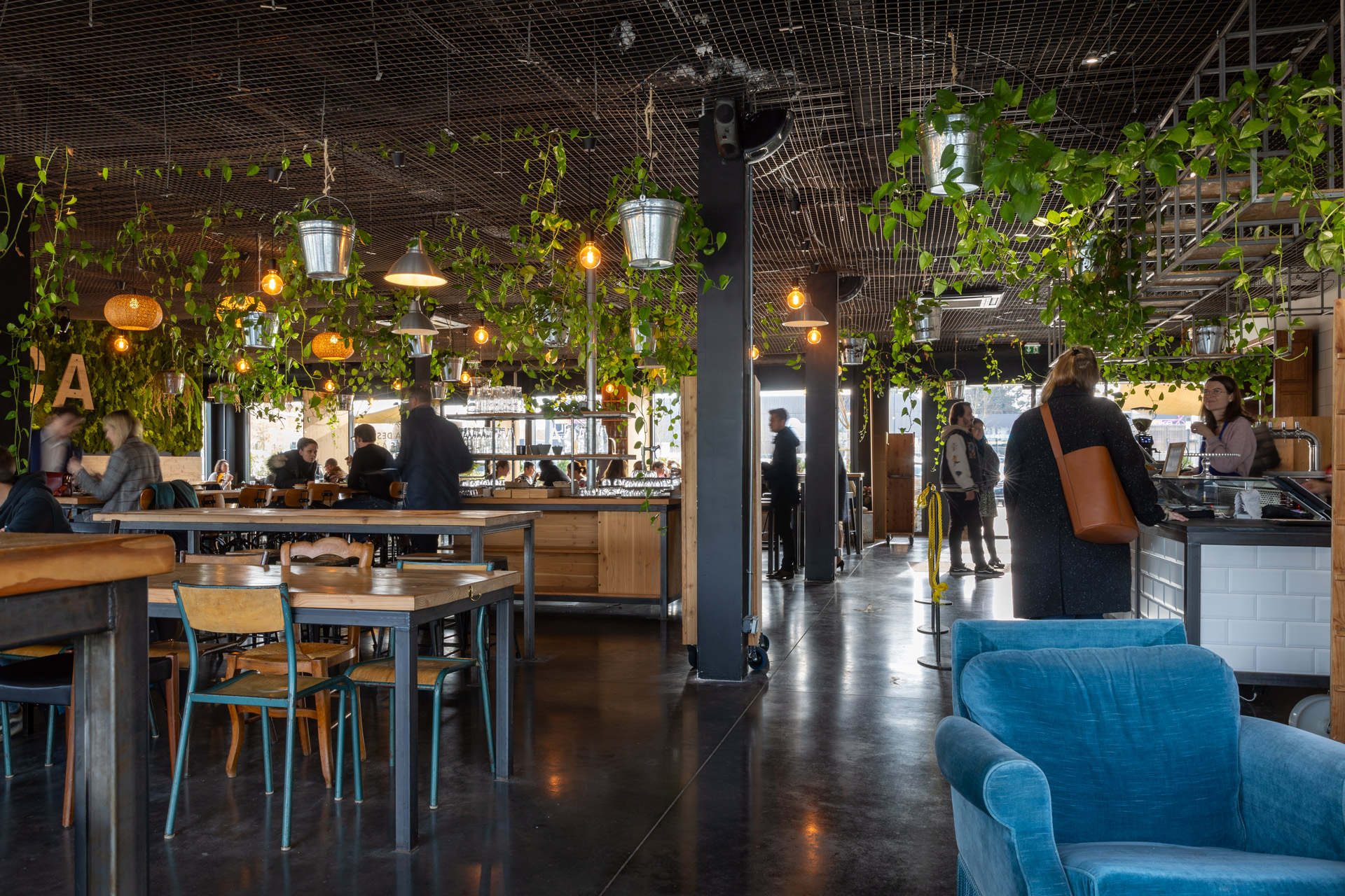 Intérieur d'un des bâtiment du carré d'Orgemont à Angers - Restaurant EPICA - AVL Benoist