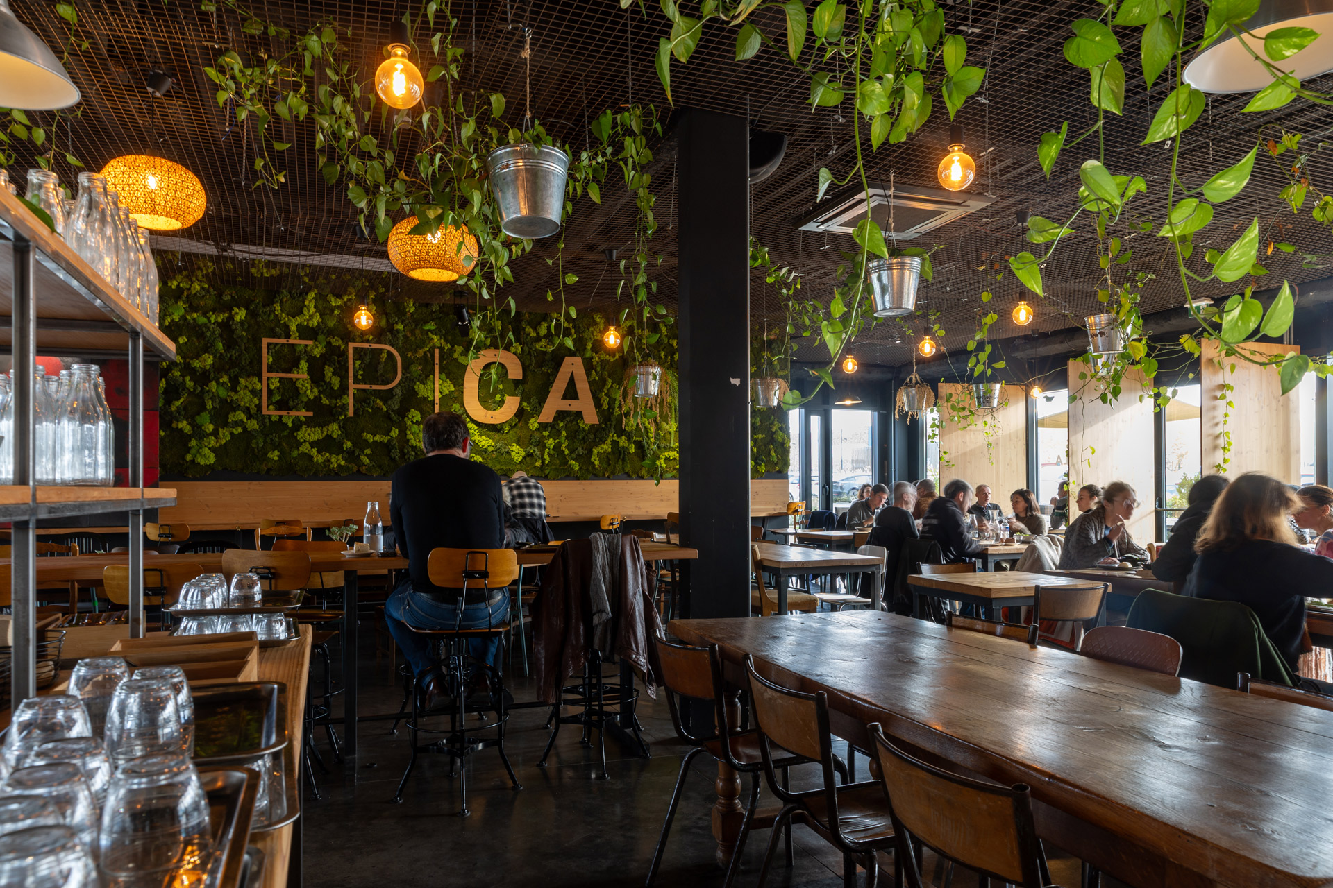 Intérieur d'un des bâtiment du carré d'Orgemont à Angers - Restaurant EPICA - AVL Benoist