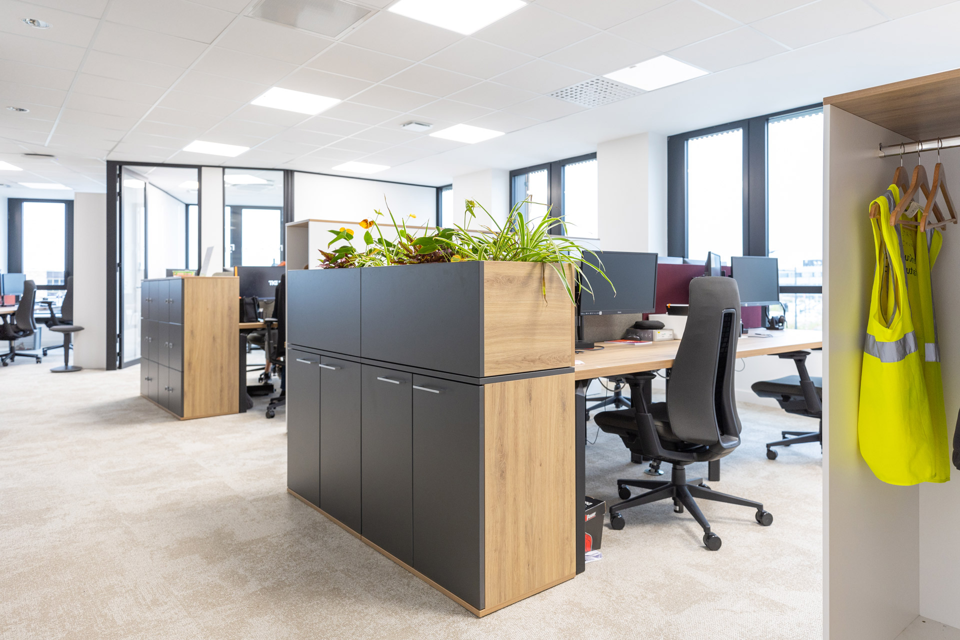 Intérieur d'un des bâtiment du carré d'Orgemont à Angers - Bureau - AVL Benoist